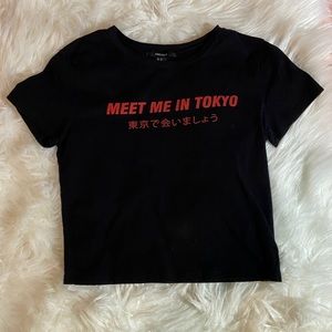 FOREVER 21 || Graphic crop top